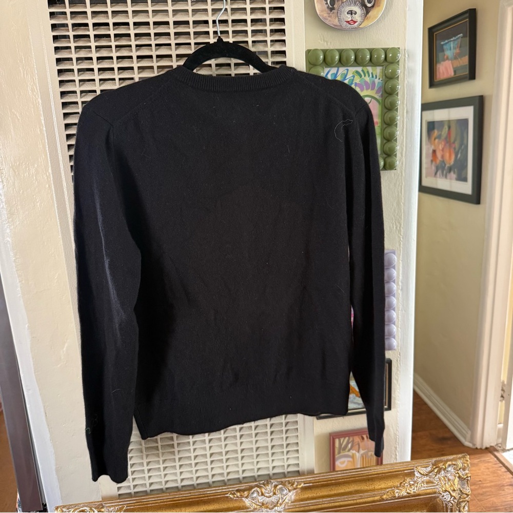 NEW Lingua Franca embroidered cashmere cardigan - Picture 4 of 8